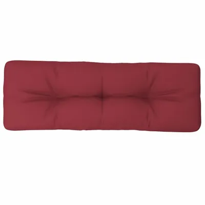 Produktbild von vidaXL Palettenkissen Weinrot 120x40x12 cm Stoff