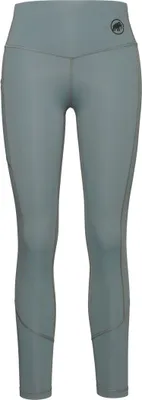 Graue Leggings für Damen von Mammut; Modell Massone Tights; geeignet für Sport und Freizeit.