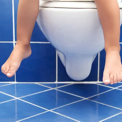 Produktbild von Toilettensitz für Kinder - WC-Verkleiner mit Griffen - Antirutsch - Weiß