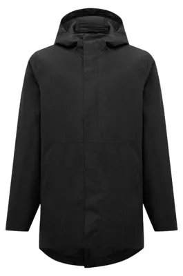 Image de Iqoniq - Parka « Thelon » pour homme/femme (unie), polyester recyclé XD1313 (M) (noir)