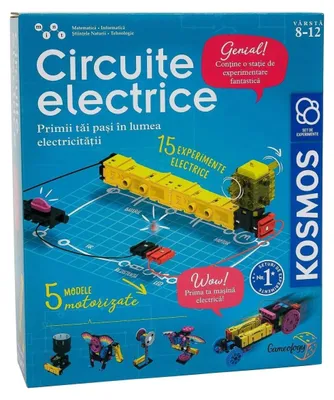 Immagine prodotto di Kit STEM Costruisci Circuiti Elettrici – 20 Esperimenti e 5 Modelli Motorizzati