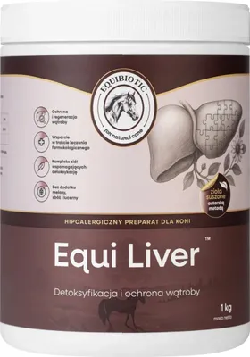Produktbild von Pferdeergänzungsfuttermittel Equi Liver Leberschutz, Getreidefrei Fei-Konform