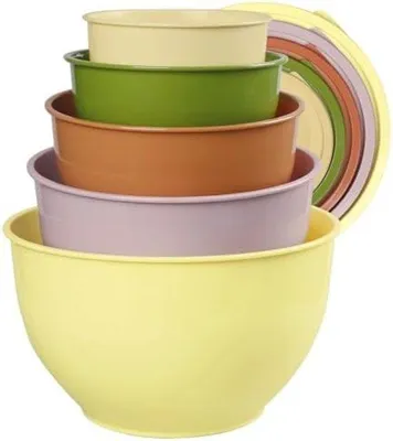 Image de Lot pratique de bols de mesure avec couvercles pour la cuisine