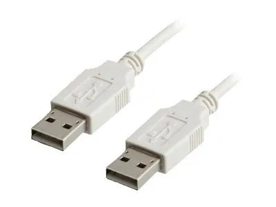 Produktbild von VALUE USB 2.0 Kabel, Typ A-A 0,8m, 0,8 m, USB A, USB A, Männlich/Männlich, 0,48 Gbit/s, Weiß