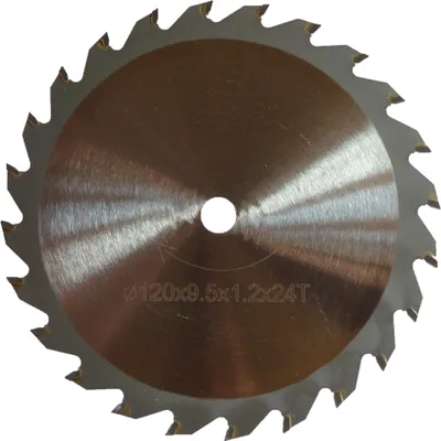 Obrázek produktu pro Pila kotoučová, 120 mm, 24 zubů, určená pro řezání dřeva