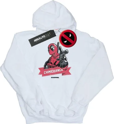 Produktbild von Marvel - "Chimichanga Finger" Kapuzenpullover für Herren BI9263 (M) (Weiß)