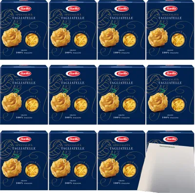 Produktbild von Barilla Collezione Tagliatelle 12er Pack (12x500g Karton) + usy Block