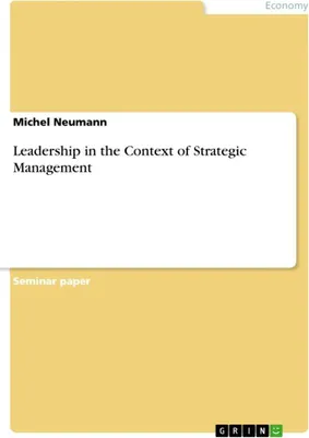 Produktbild von Leadership in the Context of Strategic Management