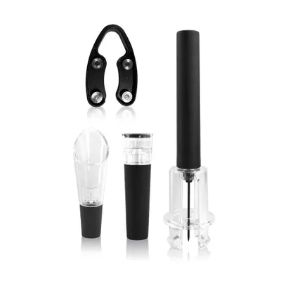 Produktbild von Korkenzieher Wein Weinöffner Druckluftkorkenzieher Flaschenöffner Pumpenöffner für Wein Kapselheber Tragbar,(Flaschenöffner-Set)