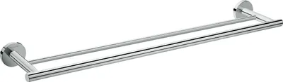 Produktbild von hansgrohe Logis UNIVERSAL Doppelbadetuchhalter, chrom, Länge 644mm, 41712000