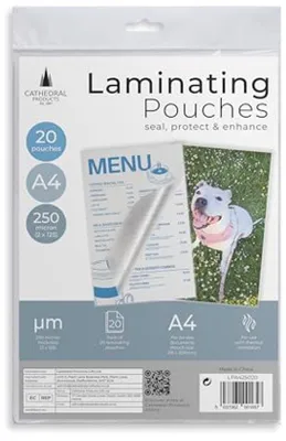 Produktbild von Famanu Lamineerhüllen 250 Mikron A4 - 20 Stück