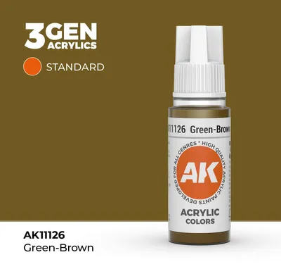 Produktbild von AK Interactive 3GEN Green-Brown 17ml