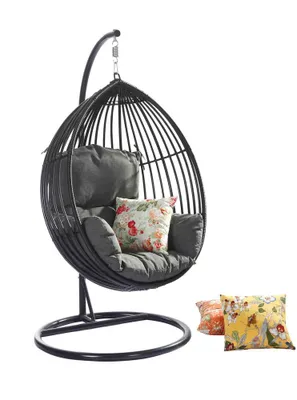 Zdjęcie produktu dla Fotel ogrodowy wiszący sztuczny rattan BOGOTA