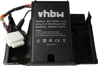 Produktbild von vhbw Akku Ersatz für Robomow MRK7005A, 8IFR27/66, BAT7000B, BAT7001A für Rasenmäher (3000mAh 25,6V Li-Ion)