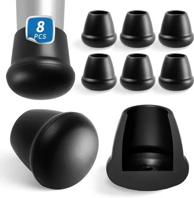 Produktbild von Famanu Silikon-Stuhlbeinschutz - Möbelbodenbeschützer für Holzfußböden (16-19 mm)