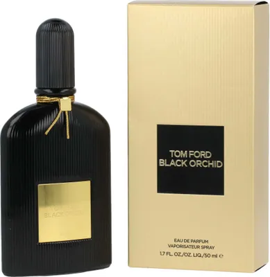 Produktbild von TOM FORD Black Orchid, Frauen, 50 ml, Nicht nachfüllbare Flasche, Bergamotte, Schwarze Johannisbeere, Gardenia, Jasmin, Zitrone, Mandarine, Canangabaum, Gardenia, Jasmin, Lotus, Orchidee, Gewürze, Canangabaum, Ambra, Kakao, Weihrauch, Patschuli, Sandelholz, Vanille, Vetiver, Weißer Moschus