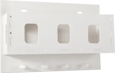 Zdjęcie produktu dla Verk 01977 Półka łazienkowa naścienna 34 x 12 cm biała