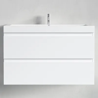 Produktbild von LOMAZOO Badezimmermöbel - Glänzend Weiß - Badmöbel - 80cm