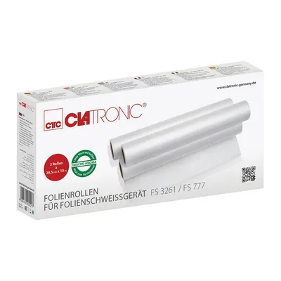 Produktbild von Original Clatronic / Bomann Ersatzfolien 3er Pack für FS 3261 / FS 777 / FS 1014 CB / CB 1002