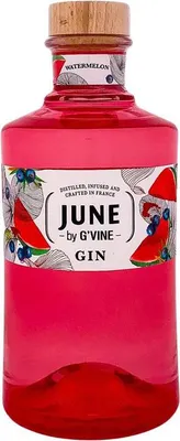 Produktbild von G-Vine June Watermelon Gin 700ml 37,5% Vol.
