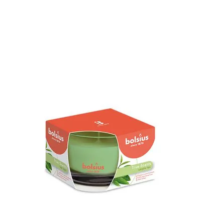 Image de Bolsius Verre à parfum plat Green Tea