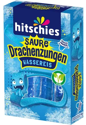Produktbild von hitschies Saure Drachenzungen Wassereis Blau 10x40ml