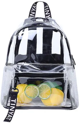 Image de Sac à dos en PVC transparent, imperméable, sac à bandoulière transparent