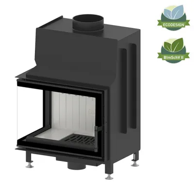 Produktbild von Kaminofen Hitze STMA 54×39.L 7,5 kW Kaminofeneinsatz Links Kaminofen Holzofen