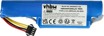 Produktbild von vhbw Akku Ersatz für Vileda 167141 für Saugroboter (2600 mAh, 10,8 V, Li-Ion)
