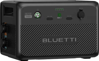 Produktbild von BLUETTI Erweiterungsakku B210, 2150Wh LiFePO4 Solarbank für Balkonkraftwerk, Gleichstromquelle Erweiterungsbatterie mit 100W USB-C, Zusatzakku für Bal