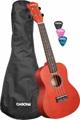Produktbild von Cascha CUC102 Linden Red Konzert-Ukulele