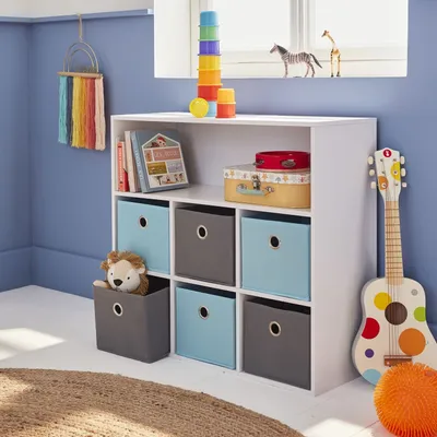 Produktbild von sweeek - Kinderschrank in weiß - Blau