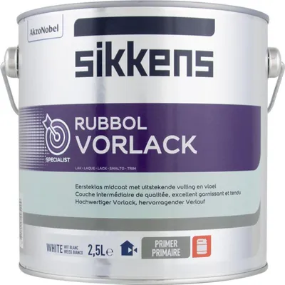 Produktbild von Sikkens Rubbol Vorlack plus weiss Grundierung Grund 1 Liter