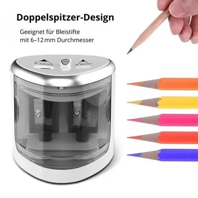 Produktbild von Elektrische Doppel-Punktenspitze – 6–12 mm, 2er-Set (Rosa + Silber)