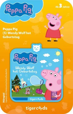 Produktbild von tigercard - Peppa Pig (5): Wendy Wolf hat Geburtstag - Tigermedia Karten
