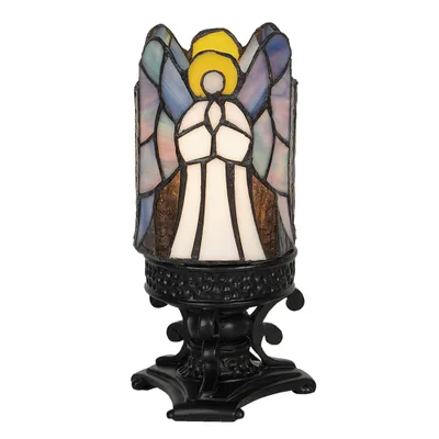 Produktbild von LumiLamp Tischlampe Tiffany Ø 14x21 cm E14-max 1x25W mehrfarbig