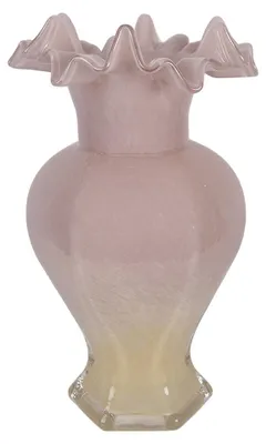 Obrázek produktu pro Clayre & Eef Váza Ø 14x25 cm Růžové sklo