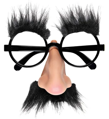 Produktbild von Lustige Opa-Brille mit Nase, Schnurrbart und Brauen Schwarz
