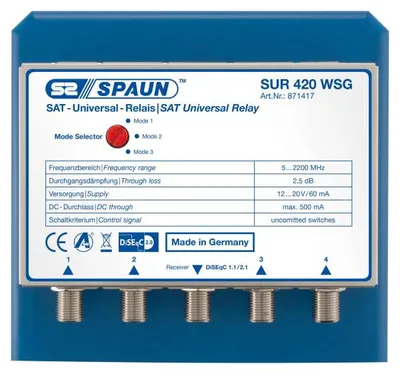 Produktbild von Spaun SUR 420 WSG Optionsrelais 4/1 mit Wetterschutz