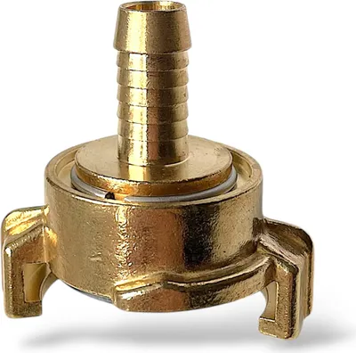 Produktbild von Schnellkupplung Schlauchstück, Messing, Tülle drehbar 13 mm (1/2 Zoll Schlauch)