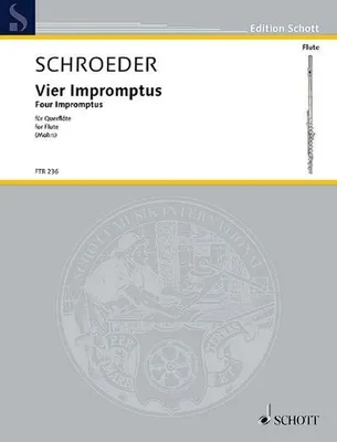 Produktbild von 4 Impromptusfür Flöte