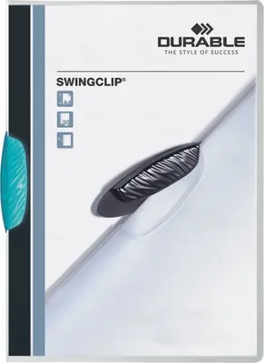 Zdjęcie produktu dla DURABLE 226014 Swingclip Mittelblau Tr.,25st.