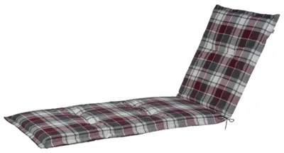 Produktbild von Livarno Home Sonnenliege Auflage Polster Komfort 190x60cm Liegenauflage rot