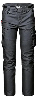 Immagine prodotto di Sir Safety KOMBAT Pantaloni da lavoro elasticizzati da uomo in misto cotone con ginocchia preformate, taglia 50, grigio