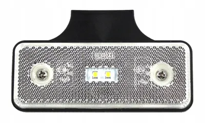 Obrázek produktu pro Poziční LED světlo bílé, obdélníkové obrysové, 2xLED, 0,2W, 12-24V