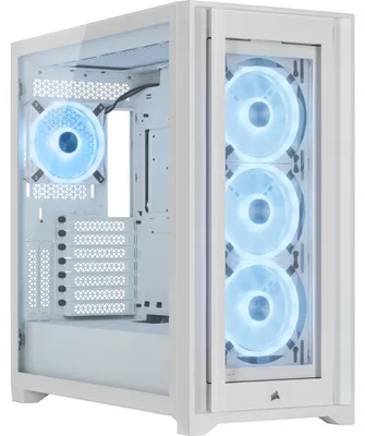 Immagine prodotto di CORSAIR Geh iCUE 5000X RGB (Tempered Glass) QL True White