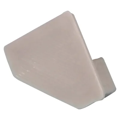 Produktbild von MasterLED Endkappe für LED-Profil PVC Corner Grau geschlossener Profilabschluss