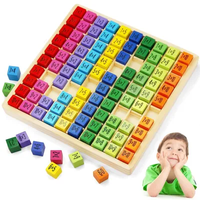 Produktbild von Einmaleins 1x1 lernen Multiplikationsbrett Grundschüler Lernspielzeug Mathematik