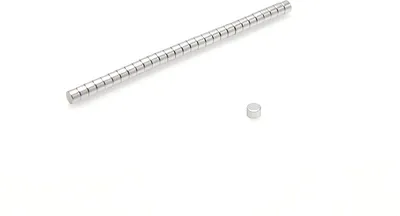 Produktbild von Neodym Magnete 3 x 2 mm 50 Stück mm N38, Extrem stark, Magnettafeln, Kühlschränke, Whiteboards, DIY