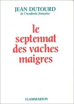 Produktbild von Le septennat des vaches maigres